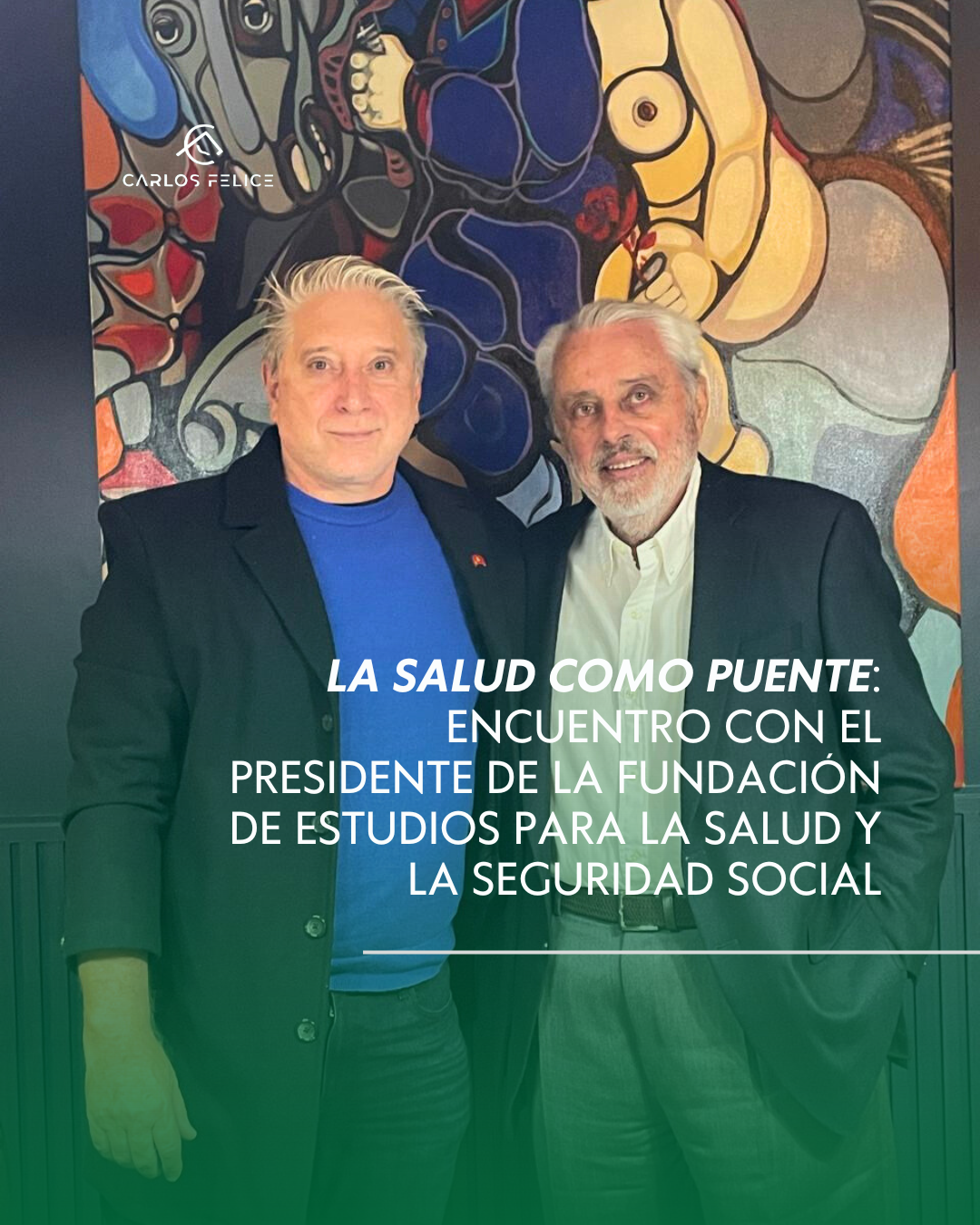La salud como puente: Encuentro con el Presidente de la Fundación de Estudios para la Salud y la Seguridad Social